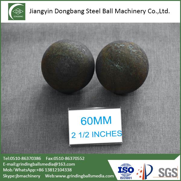 125mm Forged Steel Ball For Iron Ore Mine