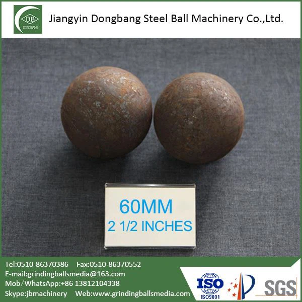 60mm Grinding Steel Balls For Silver Ore Mine