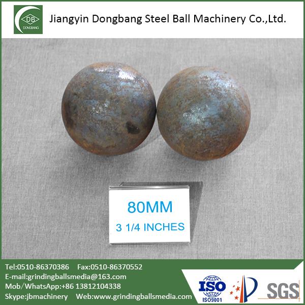 60mm Media Ball For Silver Ore Mine Mineral Processing
