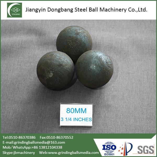 80mm Steel Grinding Media Balls For Mining