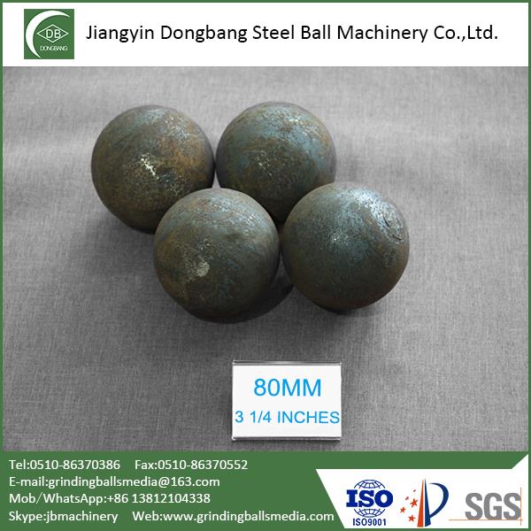 80mm Steel Grinding Media Balls For Mining